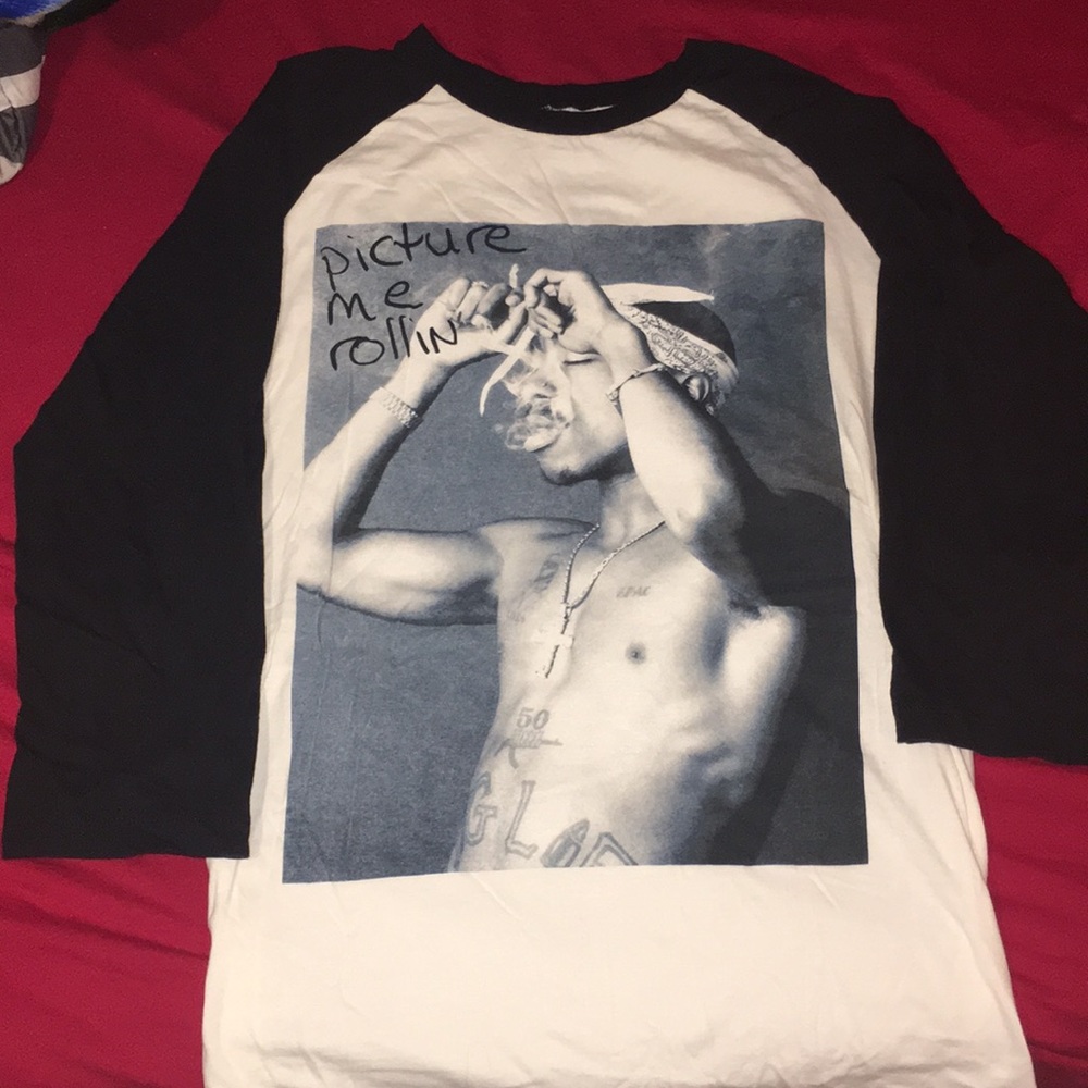 Tupac 3/4 Sleeve Shirt.